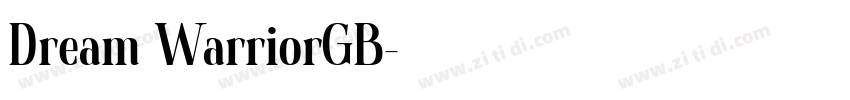 Dream WarriorGB字体转换